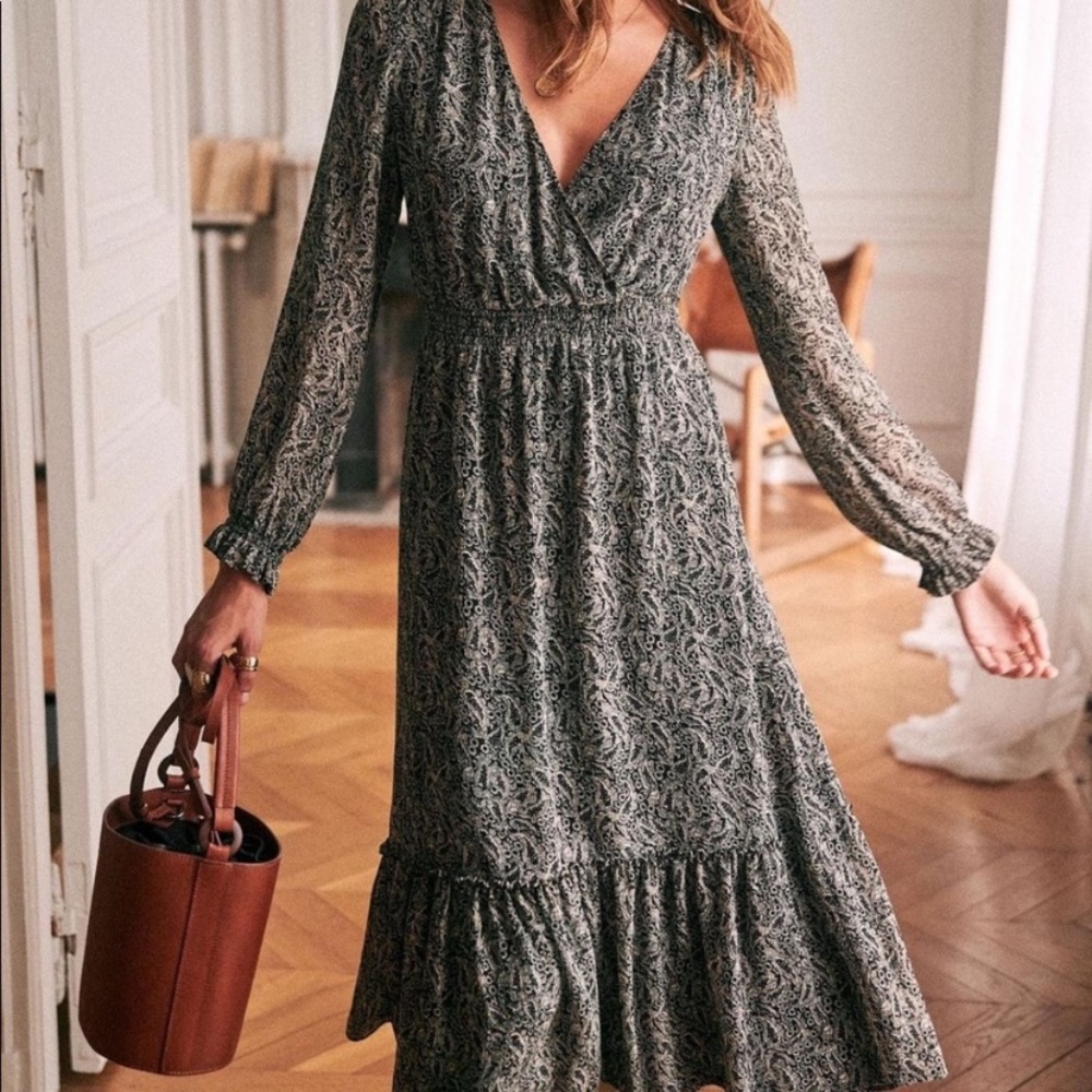 Sezane Titiane dress Paisley Print